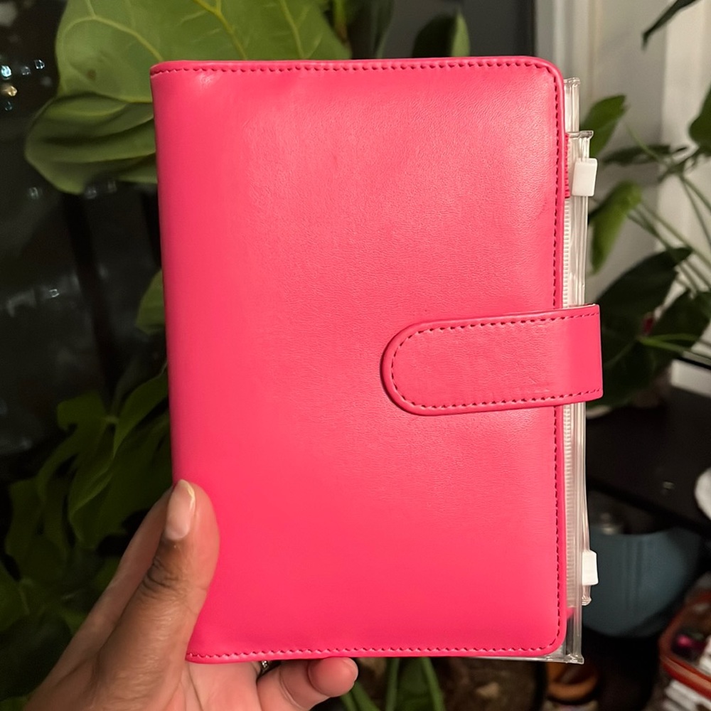 Budget Binder - pink with inserts